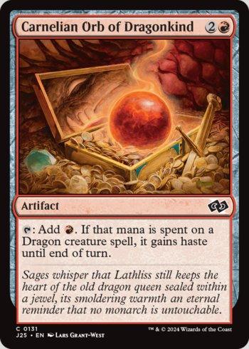 Orbe dos Dragões de Cornalina / Carnelian Orb of Dragonkind