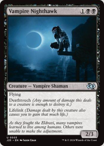 Vampiro Falcão-da-Noite / Vampire Nighthawk