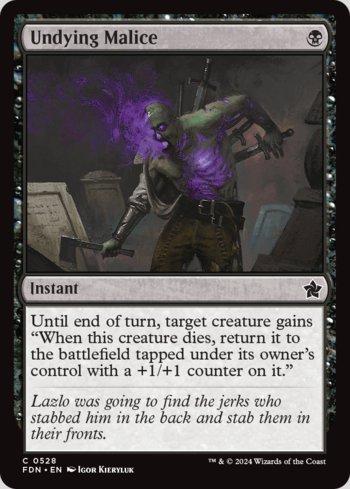 Malignidade Imortal / Undying Malice