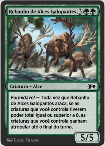 Rebanho de Alces Galopantes / Stampeding Elk Herd