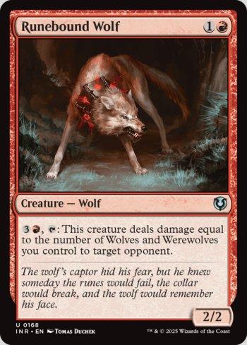 Lobo da Coleira Rúnica / Runebound Wolf