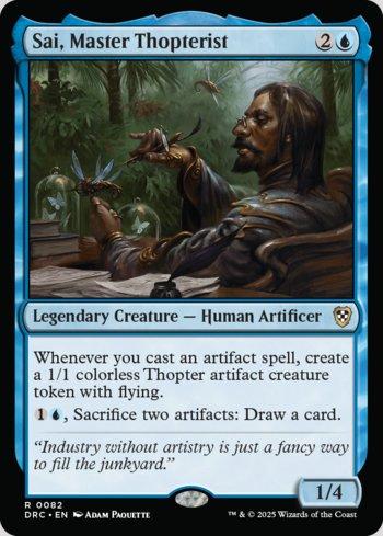 Sai, Topterista Mestre / Sai, Master Thopterist