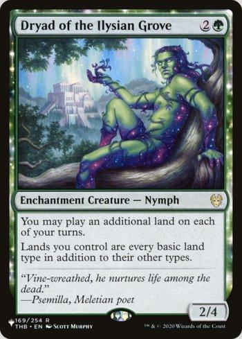 Dríade do Bosque Ilisiano / Dryad of the Ilysian Grove