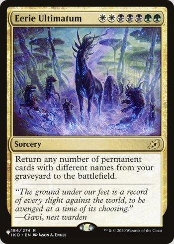 Ultimato Soturno / Eerie Ultimatum