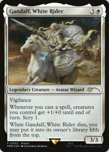 Gandalf, Cavaleiro Branco / Gandalf, White Rider