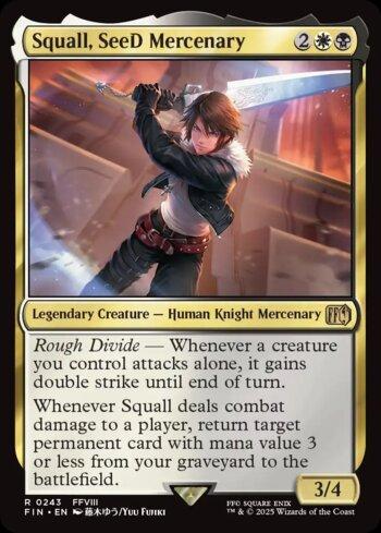 マジック：ザ・ギャザリング MTG Squall, SeeD Mercenary Ultima Squall, Mercenário da SeeD / Squall, SeeD Mercenary | Busca