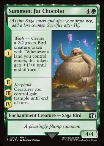 Summon: Fat Chocobo