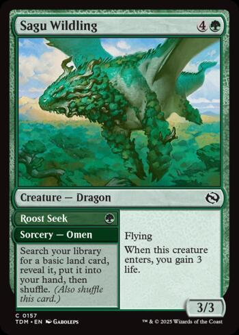 Selvagem Sagu // Buscar Poleiro / Sagu Wildling // Roost Seek