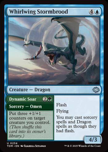 Tempesdrago da Turbilhonasa // Sobrevoo Dinâmico / Whirlwing Stormbrood // Dynamic Soar