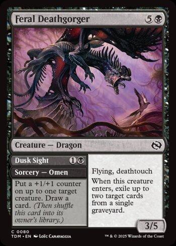 Devorador de Morte Feroz // Olhar do Crepúsculo / Feral Deathgorger // Dusk Sight