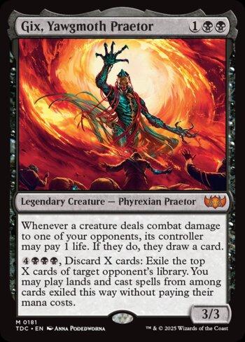 Gix, Pretor de Yawgmoth / Gix, Yawgmoth Praetor