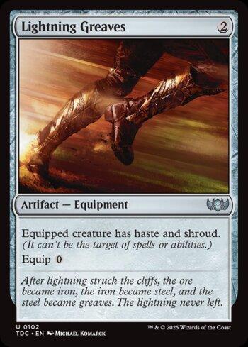 Grevas Faiscantes / Lightning Greaves