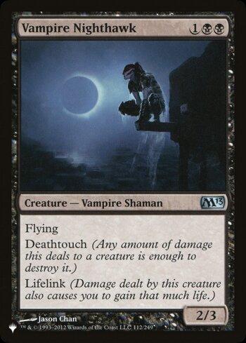 Vampiro Falcão-da-Noite / Vampire Nighthawk