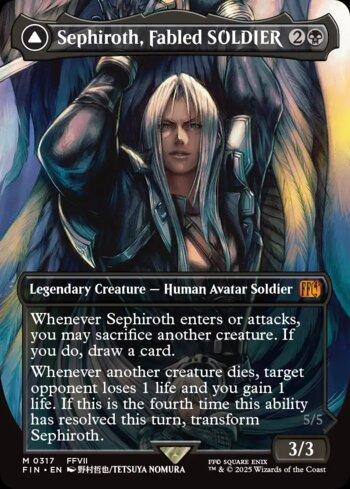 マジック：ザ・ギャザリング Sephiroth, Fabled SOLDIER & One-Winged Sephiroth, SOLDIER Lendário / Sephiroth, Fabled SOLDIER | Busca de