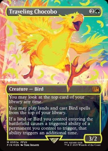Traveling Chocobo マジック：ザ・ギャザリング Traveling Chocobo (#551a) | Busca de Cartas | LigaMagic