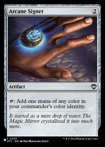 Sinete Arcano / Arcane Signet