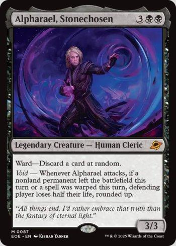 Alpharael, Stonechosen
