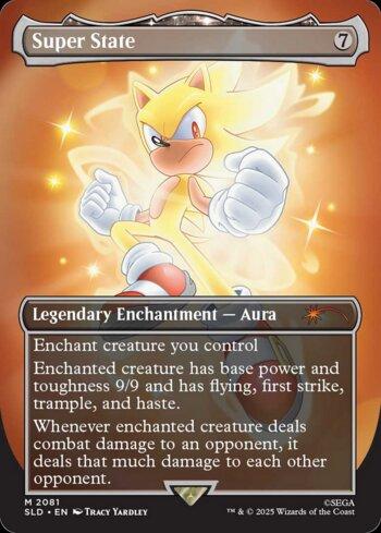 Secret Lair Sonic: Friends ＆ Foes Foil MTG - Secret Lair x Sonic: Friends & Foes WPN Exclusive (Non