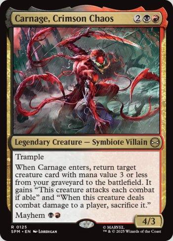 Carnage, Crimson Chaos | Busca de Cartas | LigaMagic