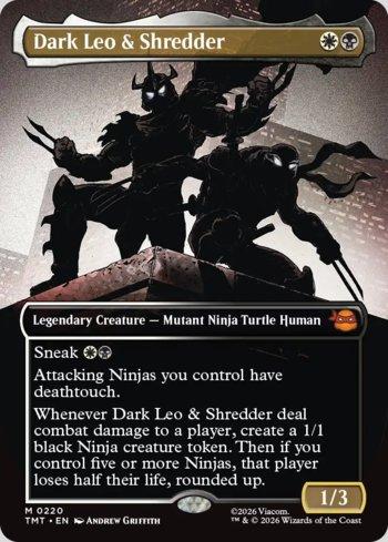 MTG 英語版 フラクチャー・Foil Dark Leo & Shredder Dark Leo & Shredder - Epic Game - A loja de card game mais ÉPICA