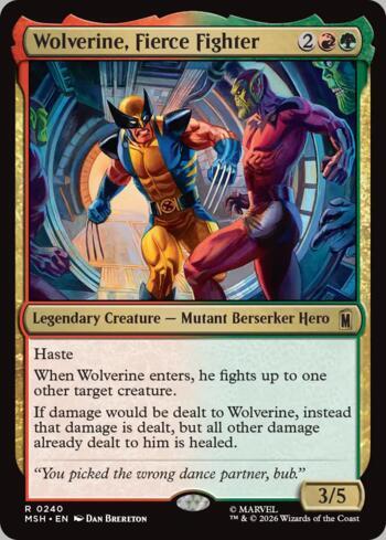 Wolverine, Fierce Fighter | Busca de Cartas | LigaMagic