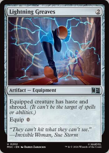 【Rainbow Foil】Lightning Greaves Grevas Faiscantes / Lightning Greaves | Busca de Cartas | LigaMagic
