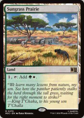 Pradaria de Capim Solar / Sungrass Prairie | Busca de Cartas