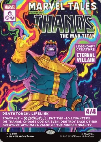 MTG Thanos The Mad Titan サノス Thanos, the Mad Titan | Busca de Cartas | LigaMagic
