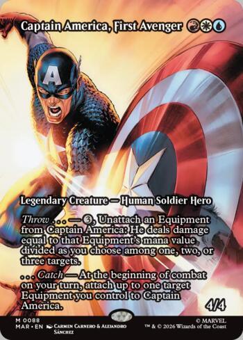 マジック：ザ・ギャザリング Captain America, First Avenger MTG deck Captain America, First Avenger | Busca de Cartas | LigaMagic
