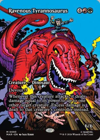 Tiranossauro Voraz / Ravenous Tyrannosaurus | Busca de Cartas