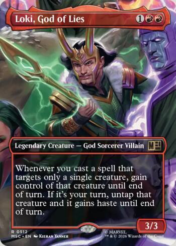 Marvel Super Heroes Commander (Scene Card) - Magic: The Gathering