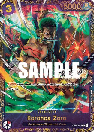 Roronoa Zoro (025) (Treasure Cup) (OP01-025-TC) | Busca de Cartas