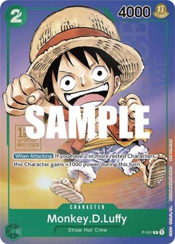Monkey.D.Luffy (037) (1st Anniversary Tournament) (P-037-AT