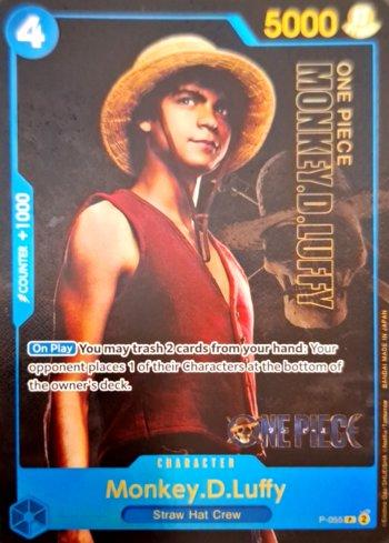 PSA10 ルフィ P-055 実写 Live Action Luffy Monkey.D.Luffy (055) (Premium Card Collection Live Action Edition