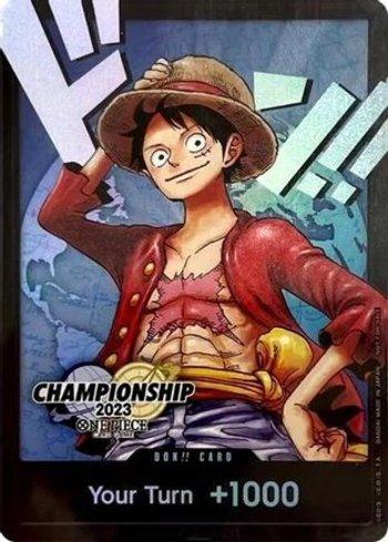 2022 ワンピースカード MONKEY D. LUFFY #006 Monkey D. Luffy P-006 PROMO V Jump ONE PIECE Card Japanese