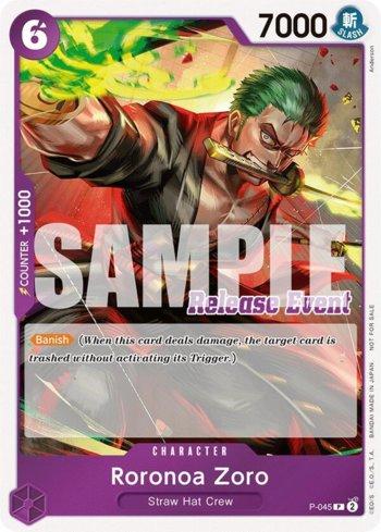 Roronoa Zoro (ST15 ST20 Release Event Winner Pack) (P-045-EW