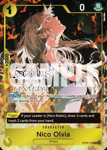 Nico Olvia (Regional Finalist Card Set 2025 Vol.1) (#OP09-106-RF
