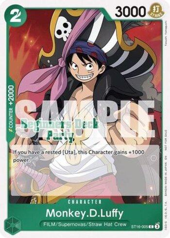Monkey.D.Luffy (Beginners Deck Party (ST23) (ST28) Participation