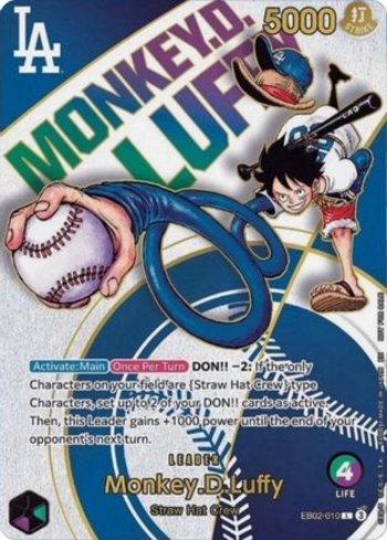 ONE PIECE カードゲーム ドジャースMonkey D. Luffy Monkey.D.Luffy (010) (Dodgers x ONE PIECE) (EB02-010-DO) | Busca