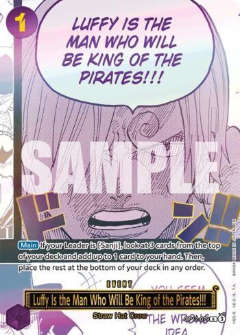 Luffy Is the Man Who Will Be King of the Pirates!!! (Japanese
