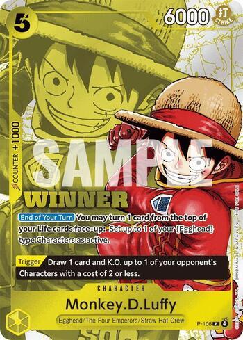 Monkey.D.Luffy (Winner Pack 2026 Vol. 2) (P-106-WP) | Busca de