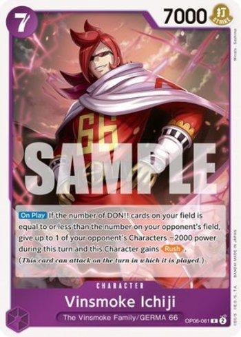 Vinsmoke Ichiji (061) (OP06-061) | Busca de Cartas | LigaOnePiece