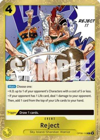 Reject (OP06-116) | Busca de Cartas | LigaOnePiece