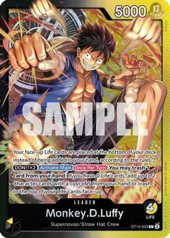 Luffy Amarelo/Preto | LigaOnePiece