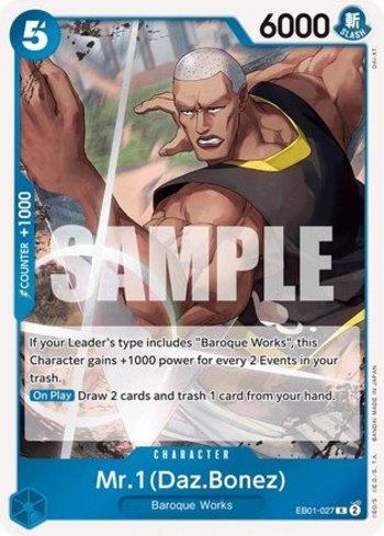 Mr. 1 (Daz.Bonez) (EB01-027) | Busca de Cartas | LigaOnePiece