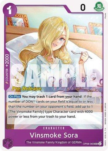 Vinsmoke Sora (OP06-063) | Busca de Cartas | LigaOnePiece