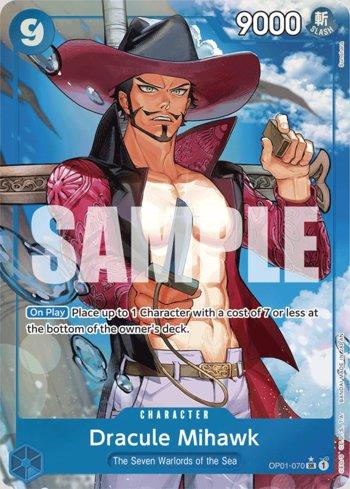 け*ぴ様 ワンピース カードゲーム DRACULE MIHAWK #070 Dracule Mihawk (070) (Alternate Art) (#OP01-070-AA) - Epic Game
