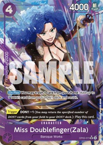 Miss Doublefinger(Zala) (Full Art) (OP05-073-FA) | Busca de Cartas