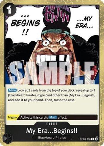 My EraBegins!! (OP09-096) | Busca de Cartas | LigaOnePiece