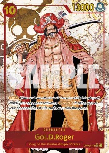 ワンピース カードゲーム 2024 ONE PIECE OP09 JP #118 GOL.D.ROGER Gol.D.Roger (Alternate Art) (OP09-118-AA) | Busca de Cartas